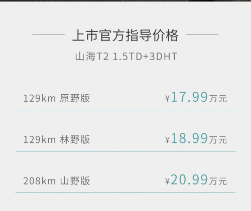 捷途山海T2官方上市，电池安全新高度，17.99万元起售  业界  第1张